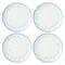 Butterfly Meadow Cottage Cornflower Dinner Plates Set of 4