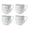 Butterfly Meadow Cottage Cornflower Mugs Set of 4