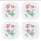 Butterfly Meadow Square Accent Plates Set of 4