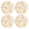 Butterfly Meadow Cottage Goldenrod Accent Plates Set of 4