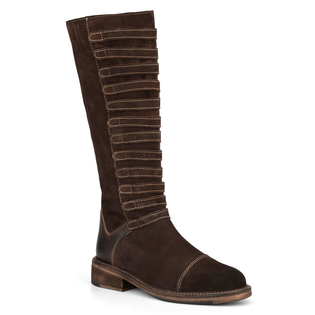  Women's Evelyn Tall Boot - Brown - Bonton