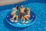 84"-Inch Solstice Inflatable Round Jumbo Island Swimming Pool Raft Lounger