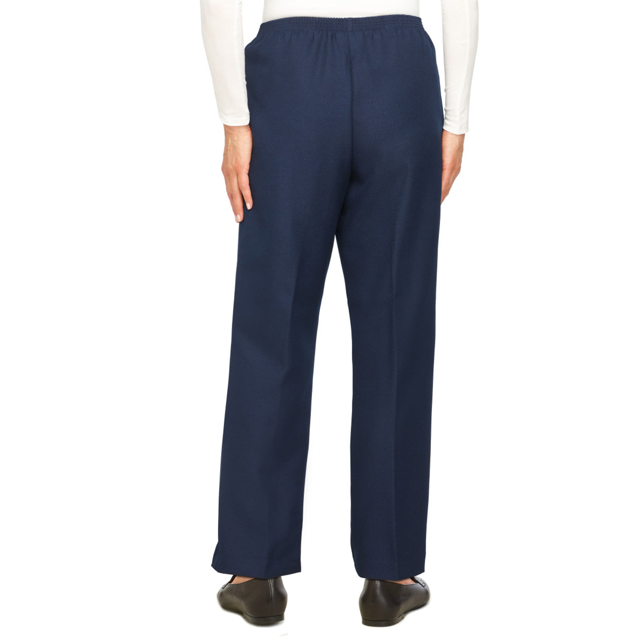  Alfred Dunner Proportioned Short Pant - Navy - Bonton