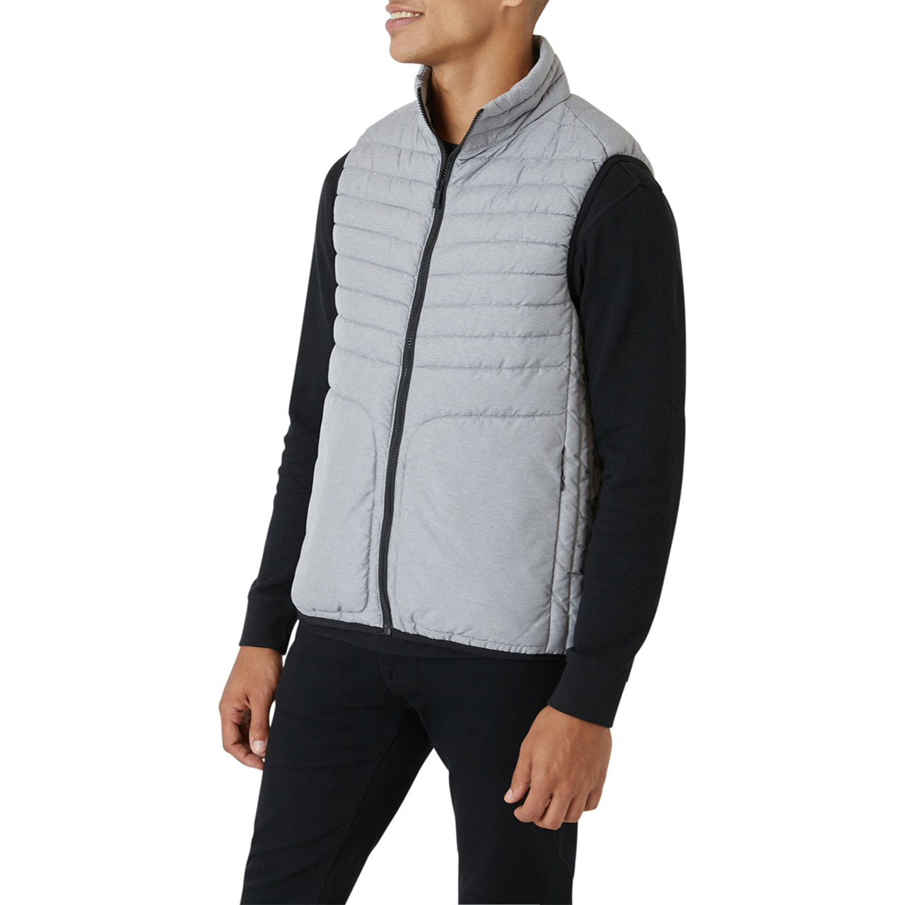  DKNY Oakland Puffer Vest - Grey - Bonton