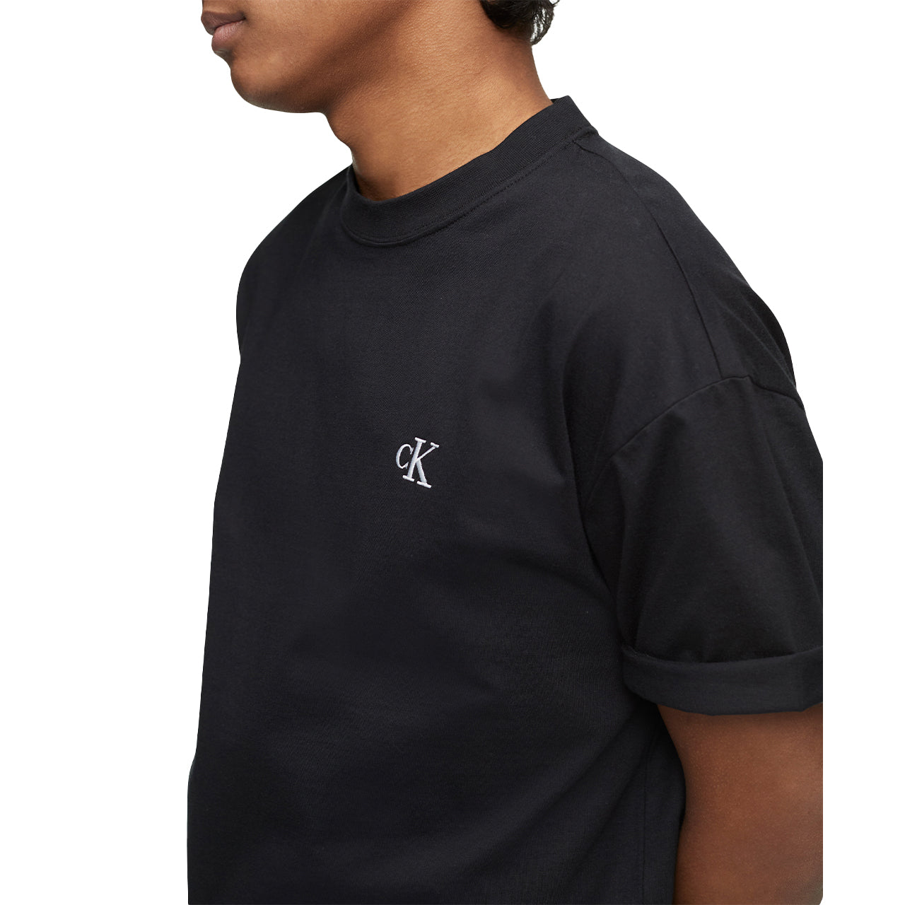  Calvin Klein Short Sleeves Relaxed Archive Logo - Black Beauty - Bonton