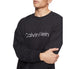  Calvin Klein Long Sleeves Standard Logo Tee - Black Beauty - Bonton