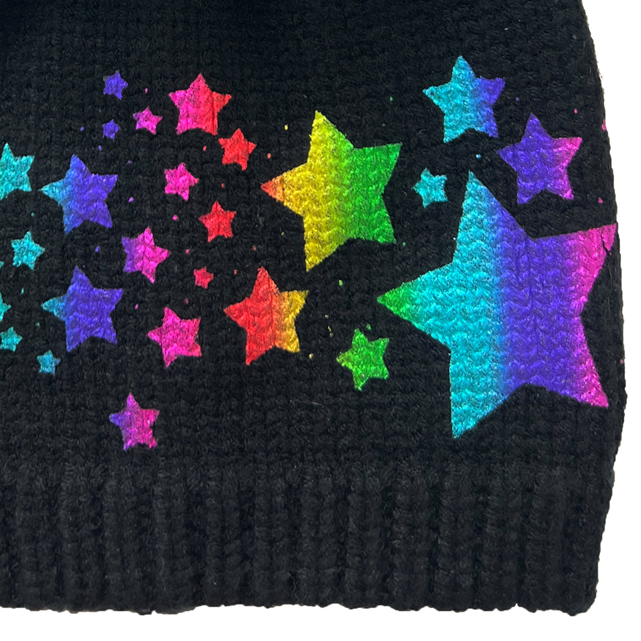  Scattered Stars Pom Beanie - Multi - Bonton