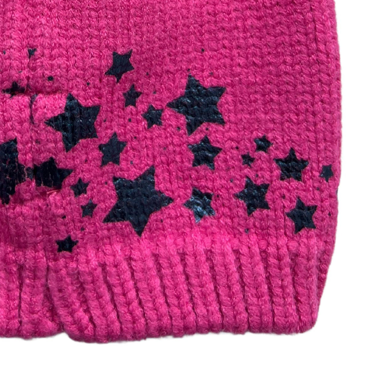  Scattered Stars Pom Beanie - Pink - Bonton