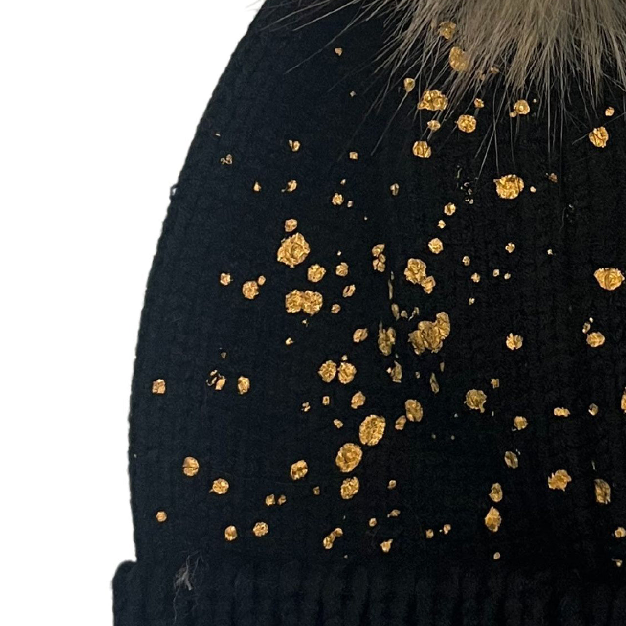  Paint Splatter Pom Beanie - Multi - Bonton