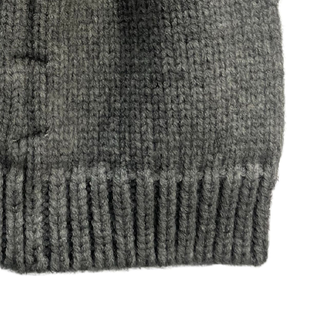  Glitter Filled Heart Patch Beanie - Gray - Bonton