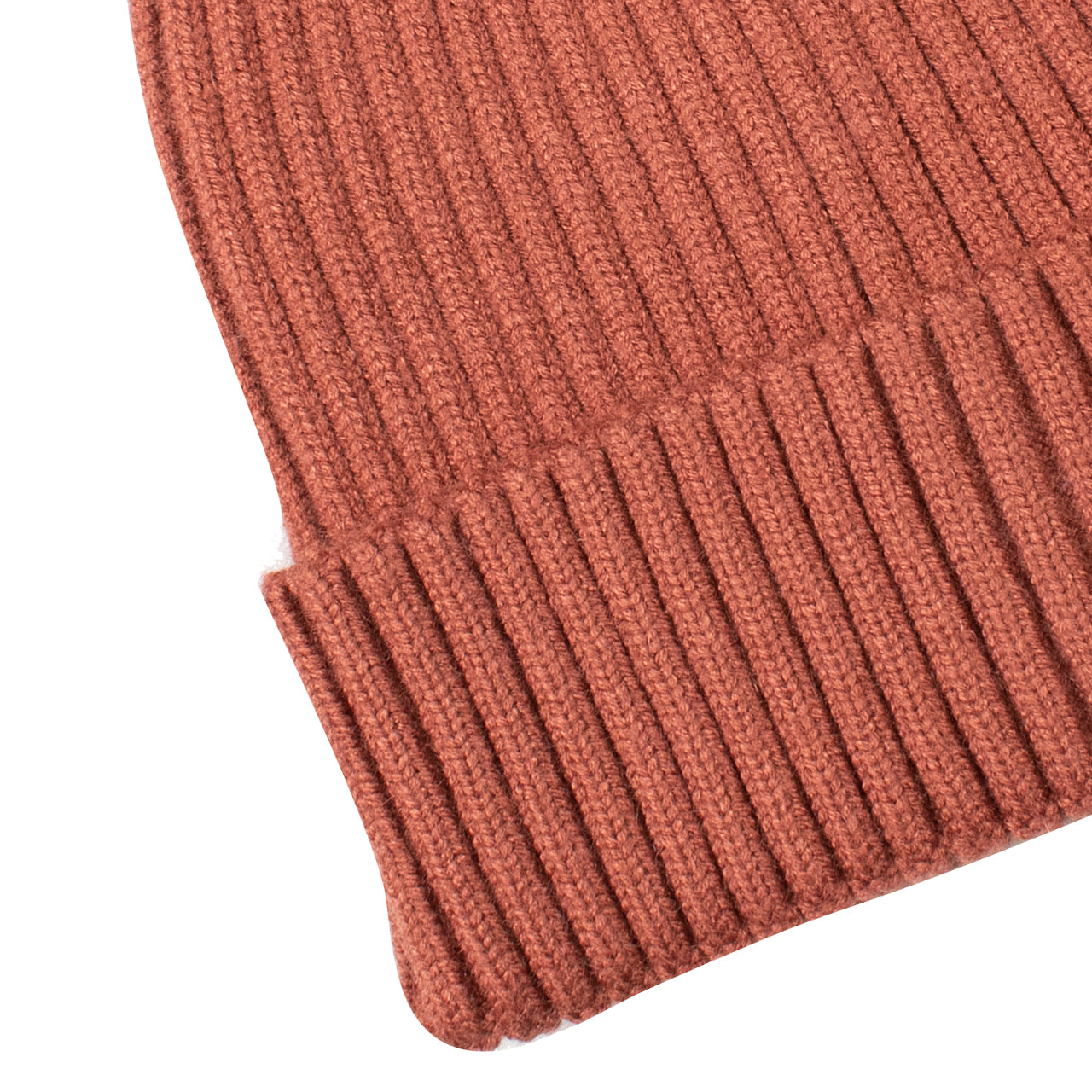  Ultra Soft Ribbed Knit Beanie - Rust - Bonton