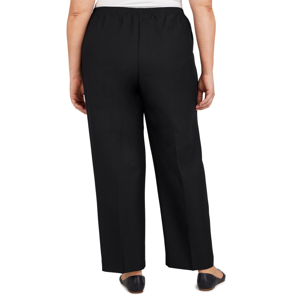  Alfred Dunner Plus Proportioned Short Pant - Navy - Bonton