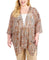 Chiffon Oversized Sheer Cardigan With Side Slits