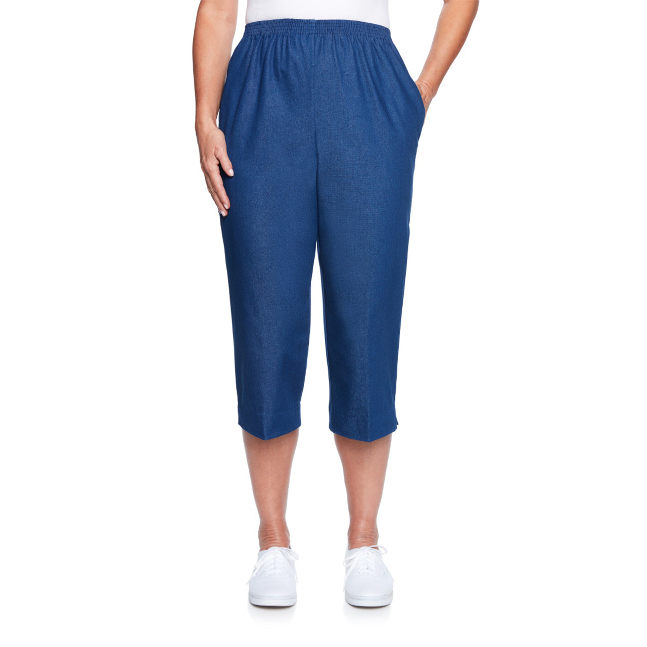  Alfred Dunner Denim Capri - Denim - Bonton