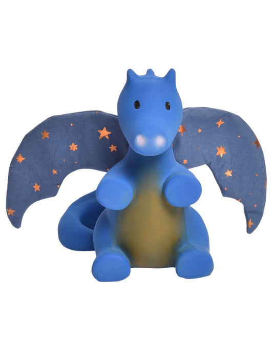 Midnight Dragon Natural Rattle with Crinkle Wings