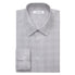  Calvin Klein Calvin Klein Steel Slim Fit Non Iron Stretch Plaid Dress Shirt - Grey - Bonton