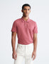  Calvin Klein SS SMOOTH COTTON Solid Polo - Raspberry Blush - Bonton