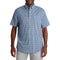 Chaps Men's Short Sleeve Recycled Poly Stretch Woven Shirt