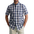  Chaps Chaps Men's Short Sleeve Recycled Poly Stretch Woven Shirt - American Navy - Bonton