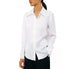  Jacque Collared Button Down Satin Top - Cream - Bonton