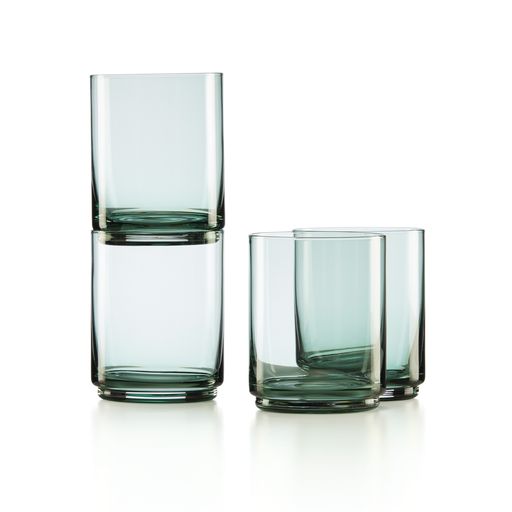  Lenox Tuscany Classics Stackable Tall Glasses Set of 4 - Smoke - Bonton