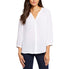  NYDJ Pintuck Blouse - Optic White - Bonton