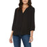  NYDJ Pintuck Blouse - Black - Bonton