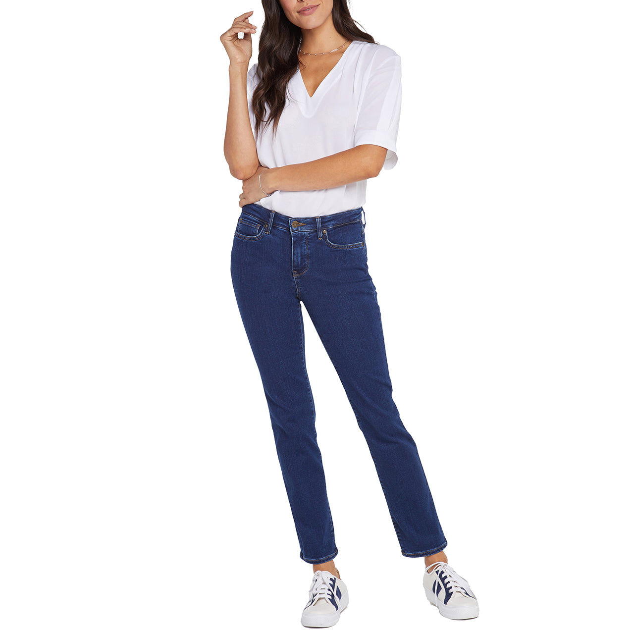  NYDJ Sheri Slim Jean - Quinn Medium Wash - Bonton