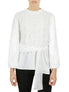  Embellished Crochet Shirt - White - Bonton