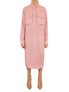  Long Shirt Dress - Rose - Bonton