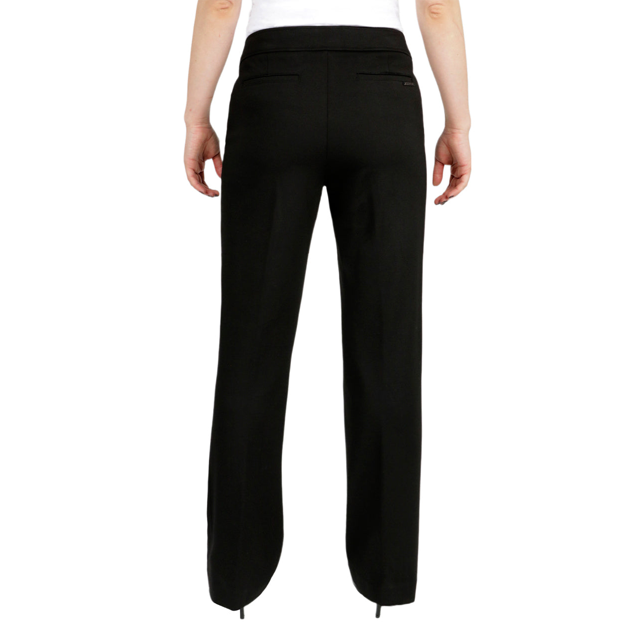  Anne Klein Black Flare Leg Compression Pants - Black - Bonton