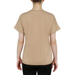 Rolled Cuff Extended Shoulder With Heat Set Serentity Seal