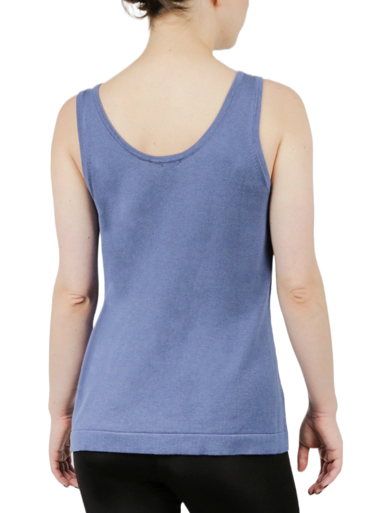  Anne Klein Scoop Neck Tank Top - Bisqueware - Bonton