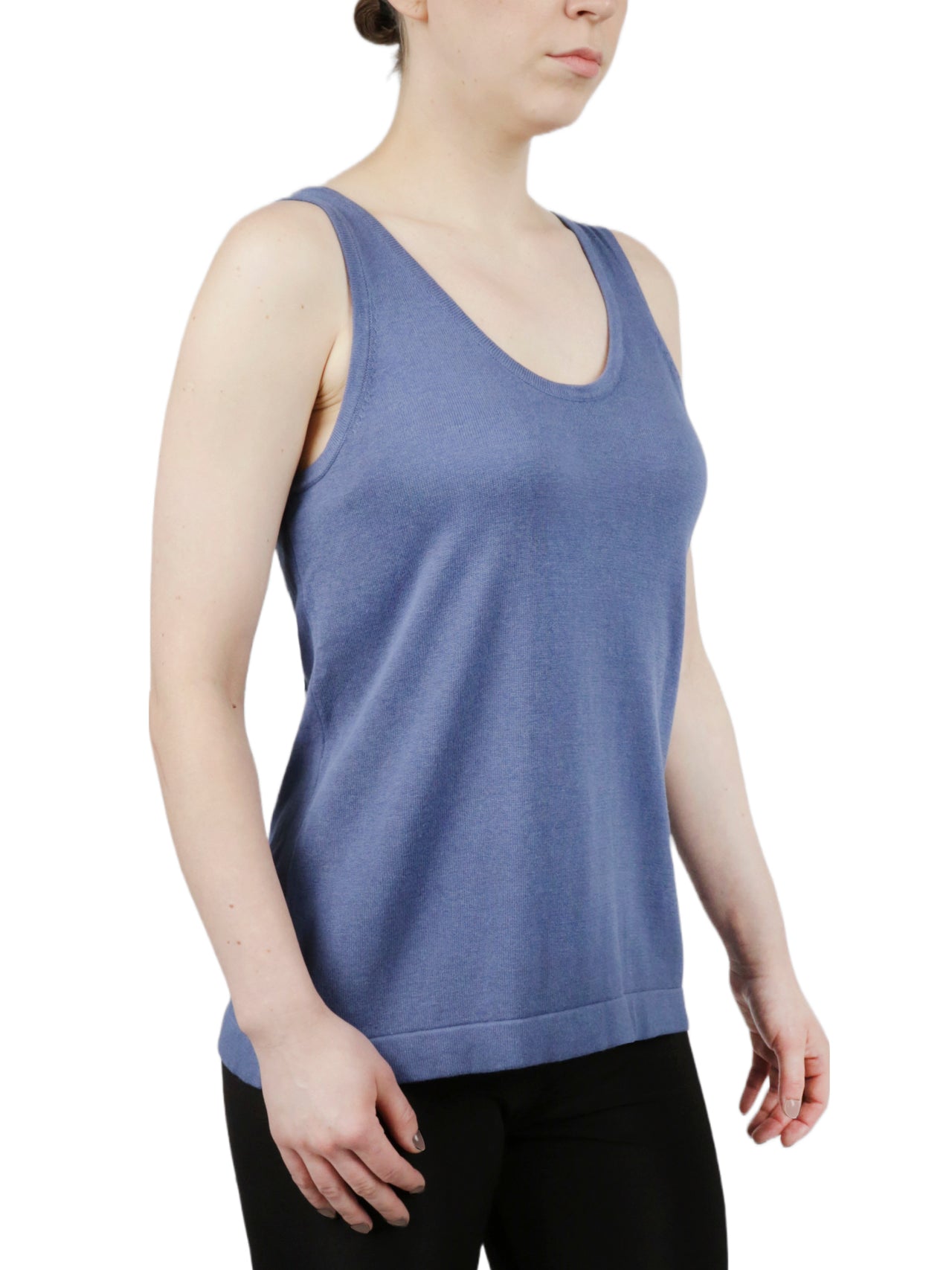  Anne Klein Scoop Neck Tank Top - Bisqueware - Bonton