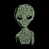 Premium Blend Word Art T-shirt - Alien