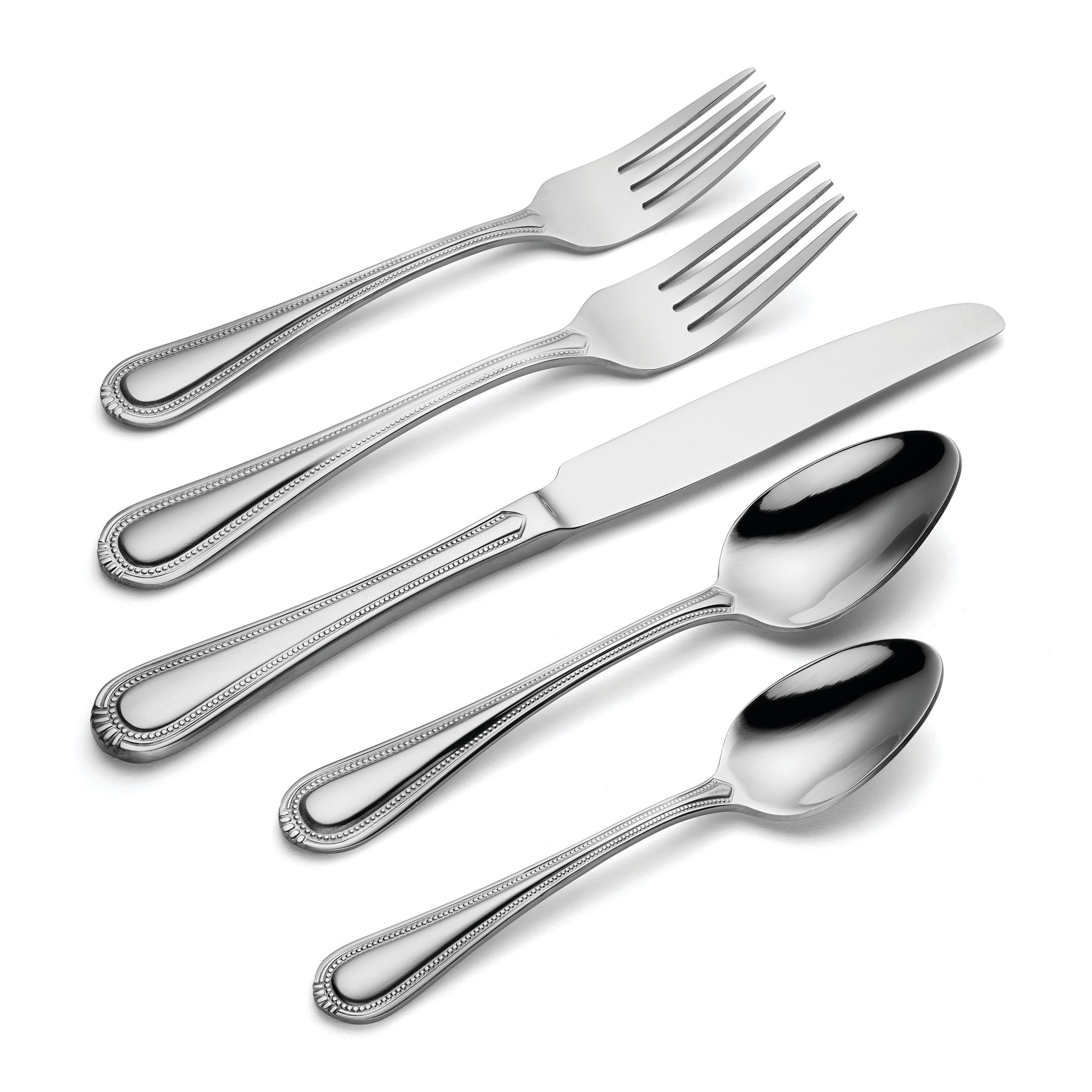  Oneida Countess 20-Piece Flatware Set - Stainless Steel - Bonton