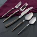Adjacent Midnight 20-Piece Flatware Set