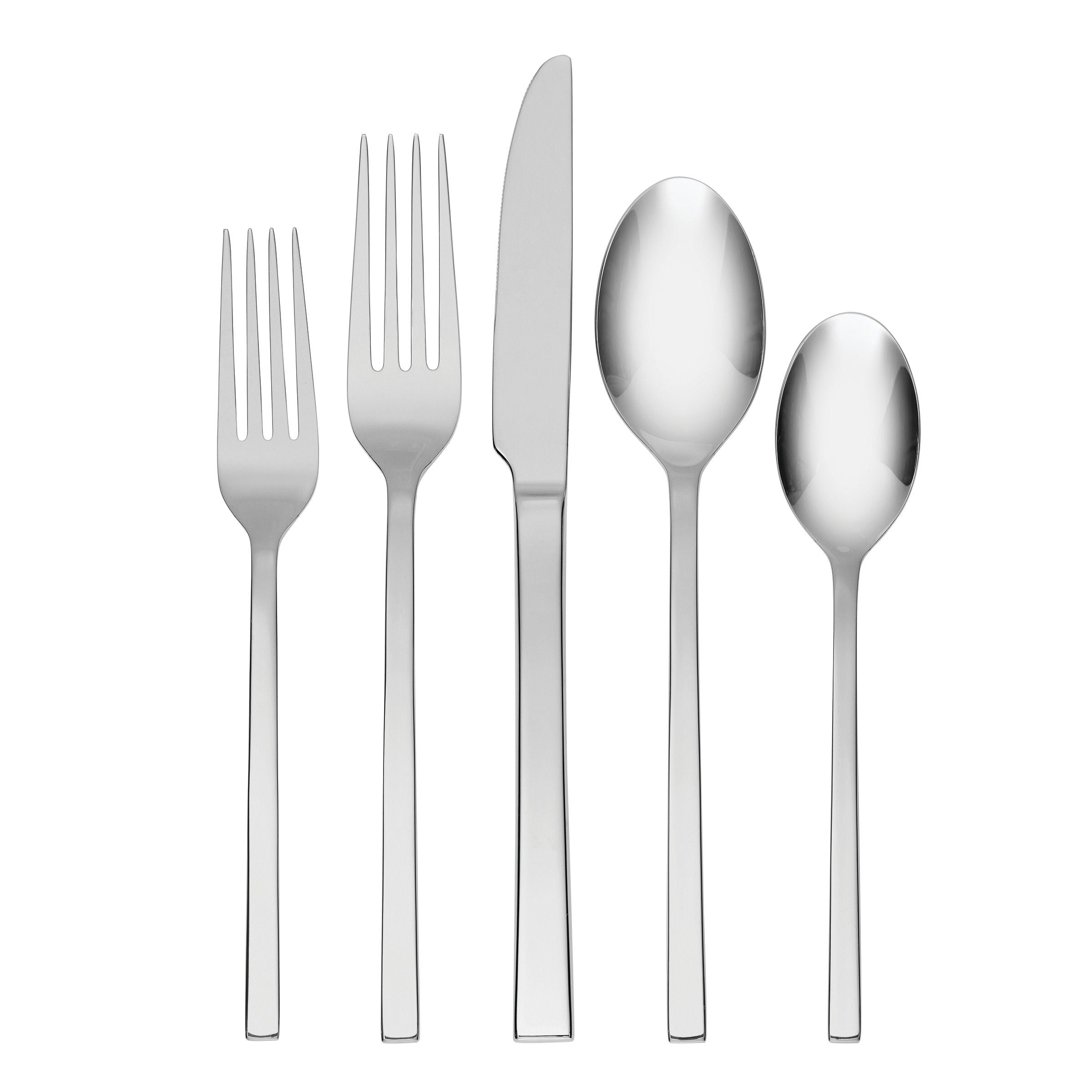  Oneida Allay Champagne 20-Piece Flatware Set - Champagne - Bonton