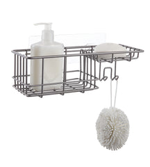 Classic Wall Mounted Shower Caddy Organizer Basket Shelf With Removable Adhesive Hook