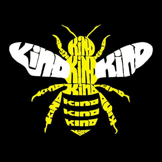 Word Art Hooded Sweatshirt - Bee Kind