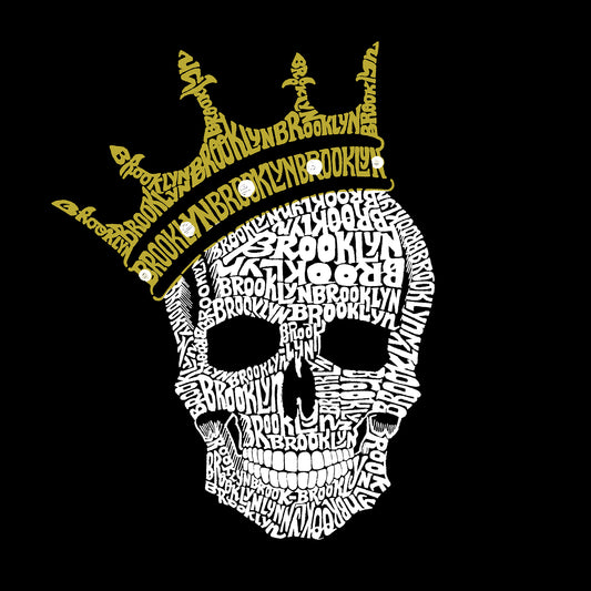 Word Art Hooded Sweatshirt - Brooklyn Crown