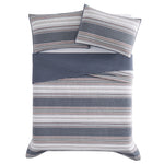 Hudson Stripe Yarn Dye 3 Piece Quilt Set