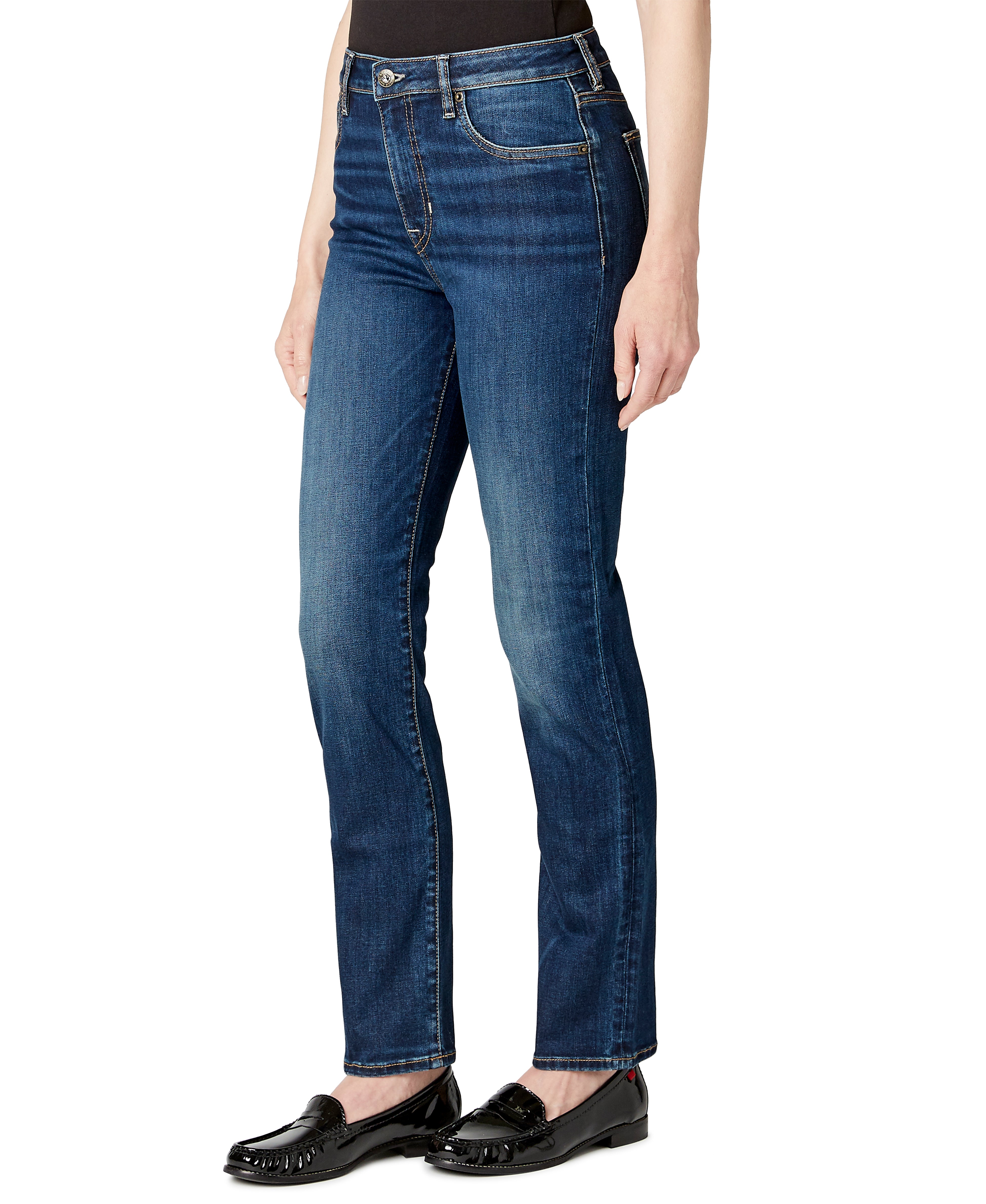  Buffalo David Bitton JAYDEN HIGH RISE STRAIGHT JEANS - NIGHT RAIN - Bonton