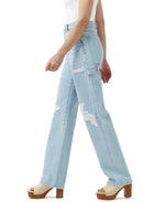 Jane Super High Rise Loose Straight Jeans