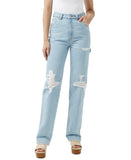 Jane Super High Rise Loose Straight Jeans