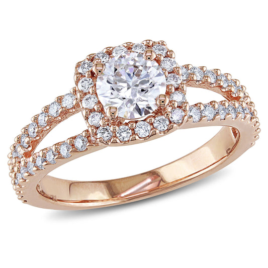 1 CT Diamond TW Fashion Ring 14k Pink Gold