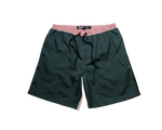 Hunter Green Color Block Swim Shorts