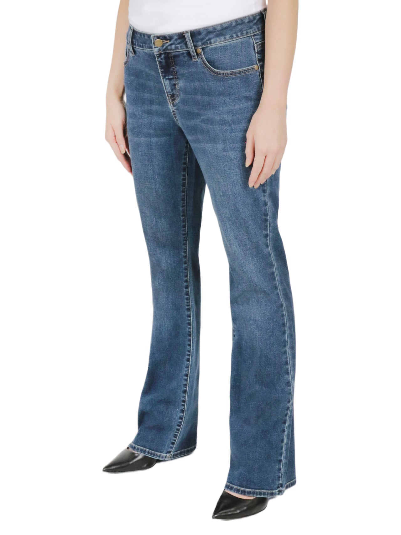  Relativity Plus Bootcut Jeans - Dark Wash - Bonton