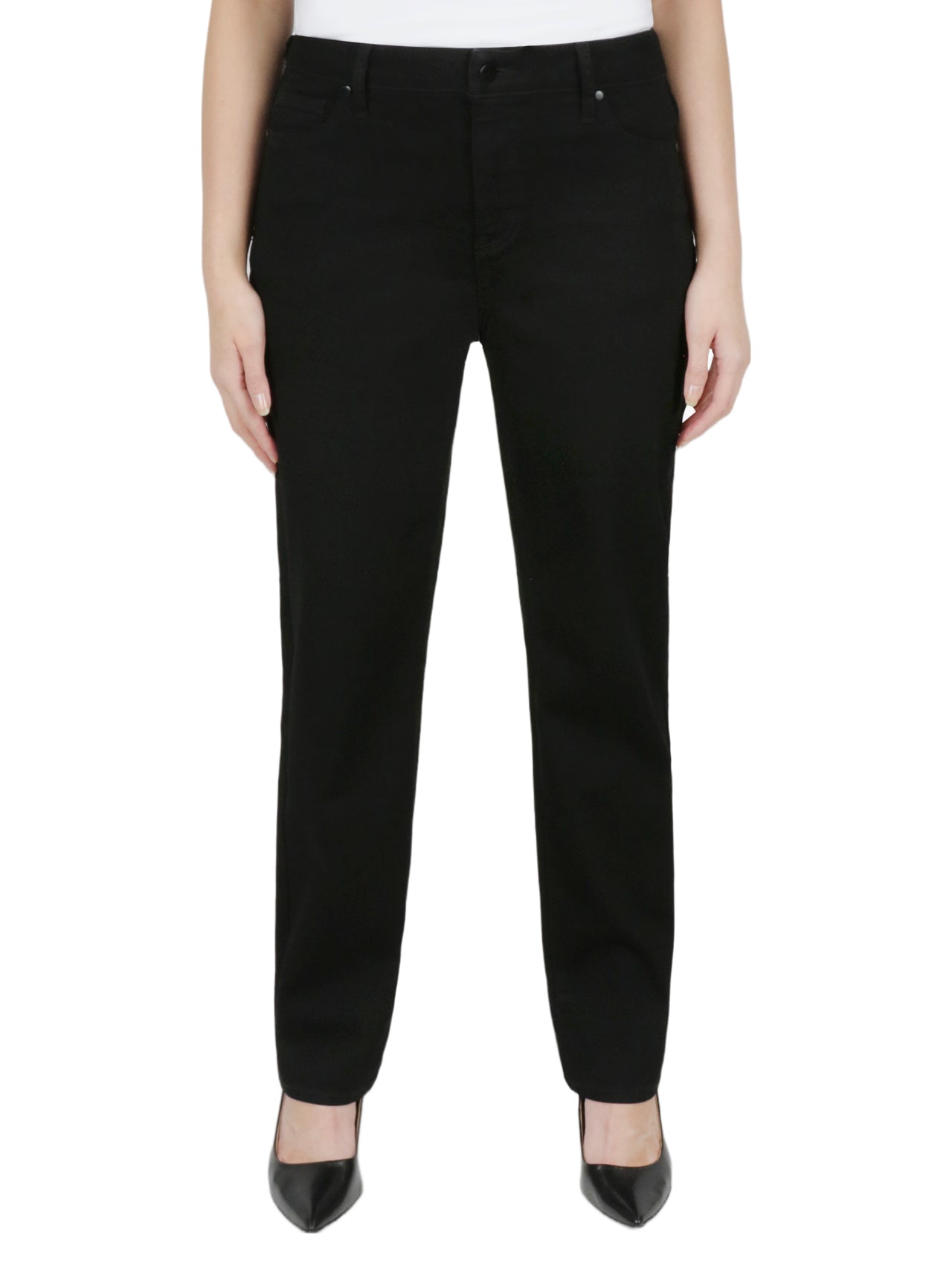  Relativity Plus Straight Leg Jeans - Black - Bonton