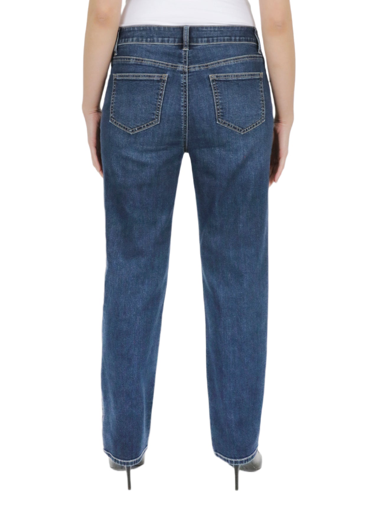  Relativity Plus Straight Leg Jeans - Dark Wash - Bonton